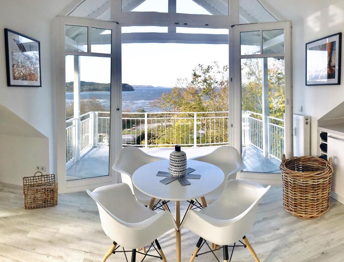 Lietzow Moderne Ferienwohnung Mit Balkon, Meerblick - Ferienresidenz Zwei Boddenfewo 1-5 מראה חיצוני תמונה